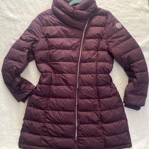 Donna Karen light weight 3/4 length puffer.
